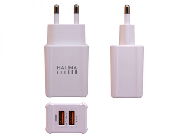 HT-32 2 USB 3.1A Fast Charging Adapter with Data Cable