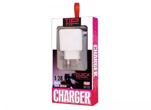 T-24 3 USB 3.1A Fast Charging Adapter with Cable